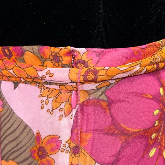 Norton McNaughton Floral Chiffon Skirt - Picture 4 of 7